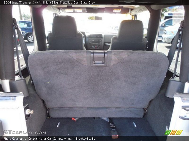 Bright Silver Metallic / Dark Slate Gray 2004 Jeep Wrangler X 4x4