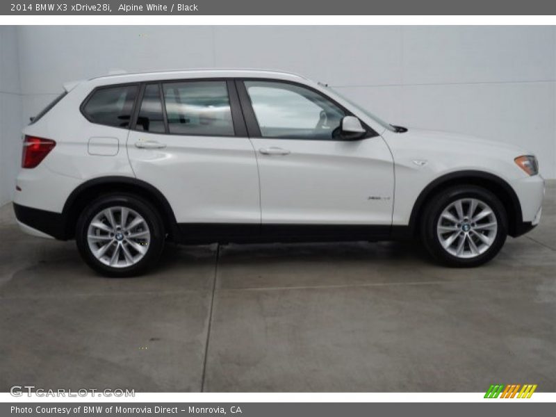 Alpine White / Black 2014 BMW X3 xDrive28i
