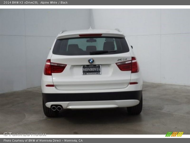 Alpine White / Black 2014 BMW X3 xDrive28i