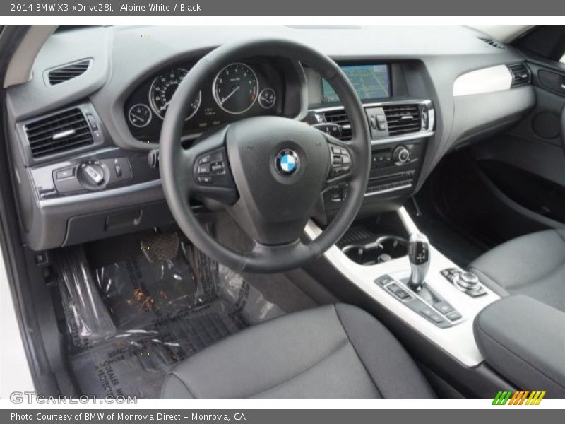 Alpine White / Black 2014 BMW X3 xDrive28i