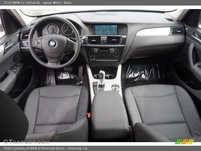 Alpine White / Black 2014 BMW X3 xDrive28i