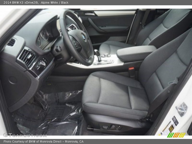 Alpine White / Black 2014 BMW X3 xDrive28i