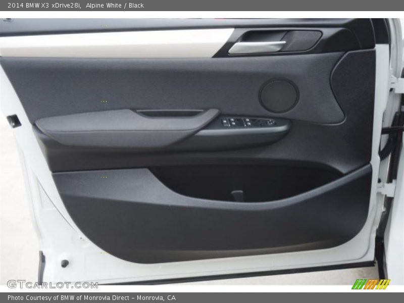 Alpine White / Black 2014 BMW X3 xDrive28i