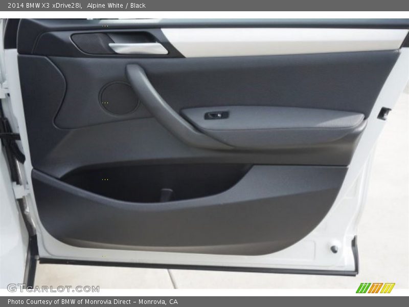 Alpine White / Black 2014 BMW X3 xDrive28i