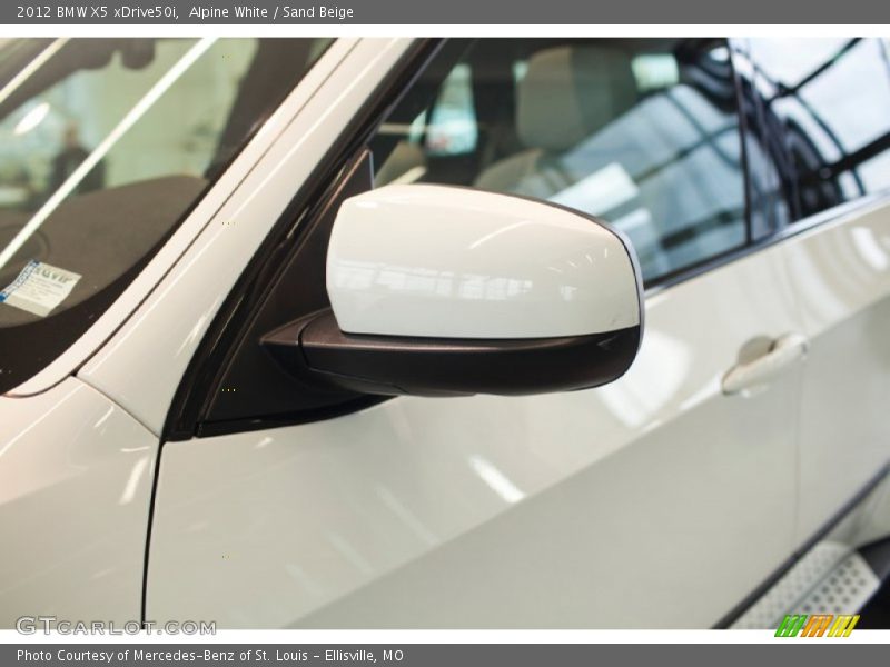 Alpine White / Sand Beige 2012 BMW X5 xDrive50i