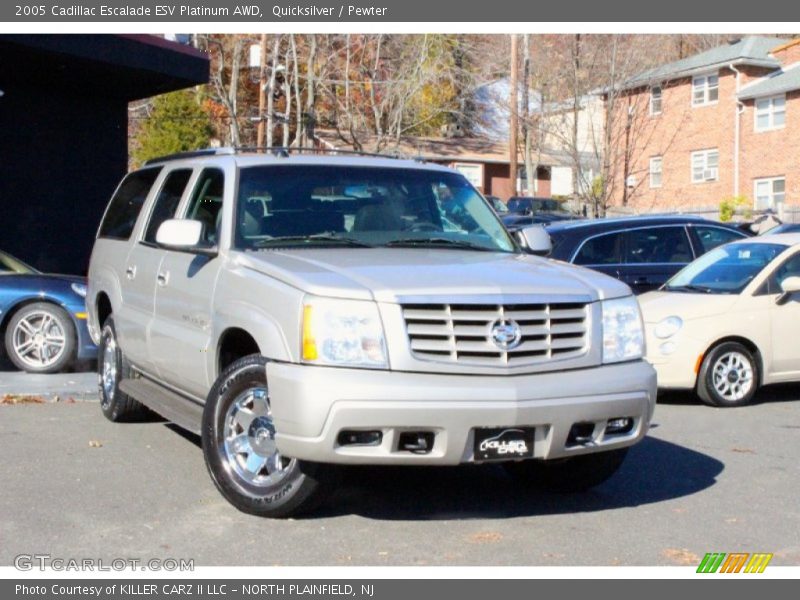 Quicksilver / Pewter 2005 Cadillac Escalade ESV Platinum AWD