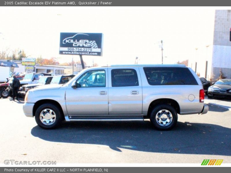 Quicksilver / Pewter 2005 Cadillac Escalade ESV Platinum AWD