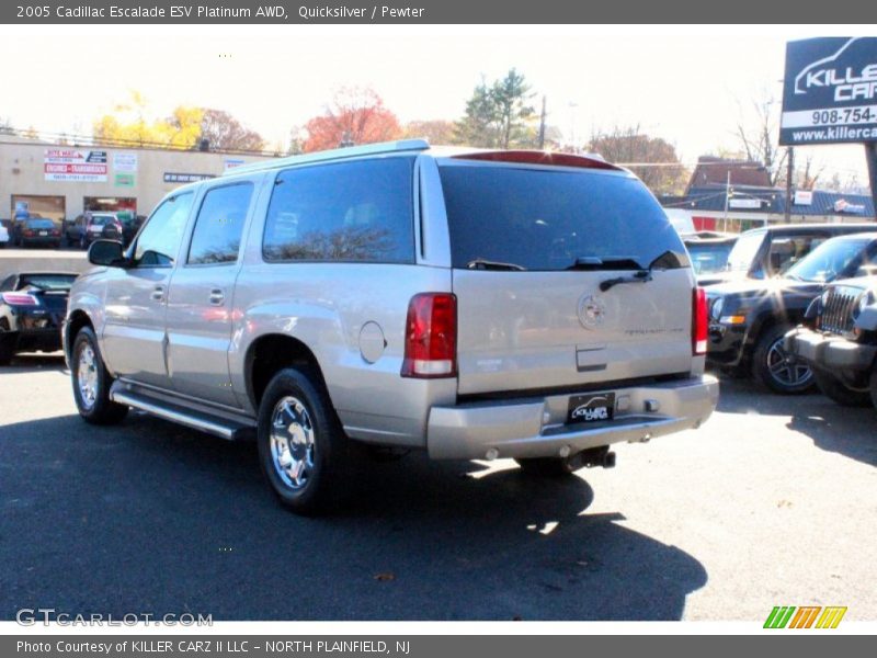 Quicksilver / Pewter 2005 Cadillac Escalade ESV Platinum AWD