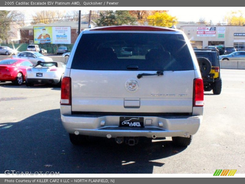 Quicksilver / Pewter 2005 Cadillac Escalade ESV Platinum AWD