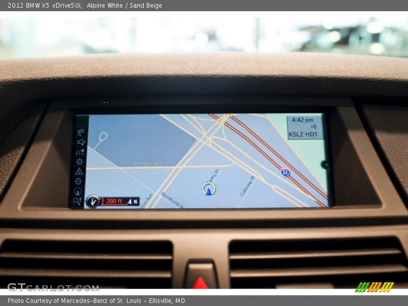 Alpine White / Sand Beige 2012 BMW X5 xDrive50i