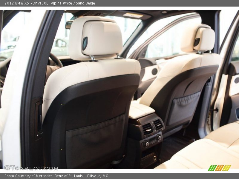 Alpine White / Sand Beige 2012 BMW X5 xDrive50i