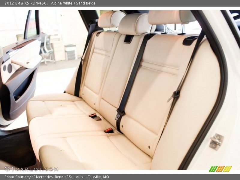Alpine White / Sand Beige 2012 BMW X5 xDrive50i
