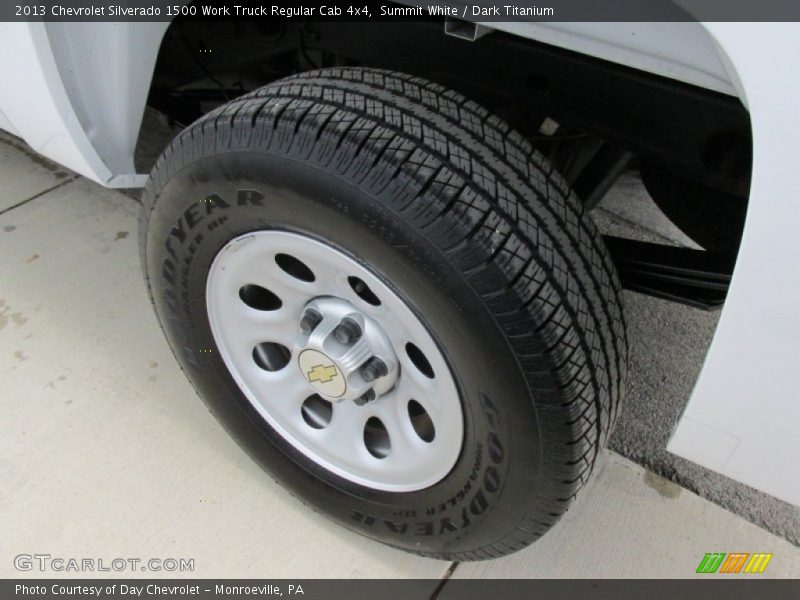 Summit White / Dark Titanium 2013 Chevrolet Silverado 1500 Work Truck Regular Cab 4x4
