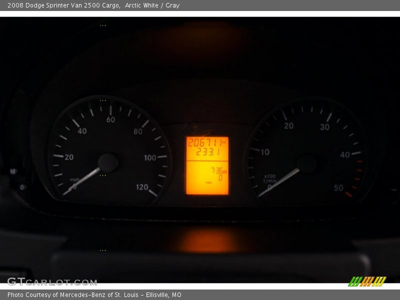 Arctic White / Gray 2008 Dodge Sprinter Van 2500 Cargo