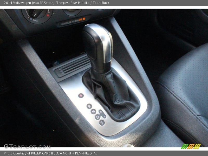 Tempest Blue Metallic / Titan Black 2014 Volkswagen Jetta SE Sedan