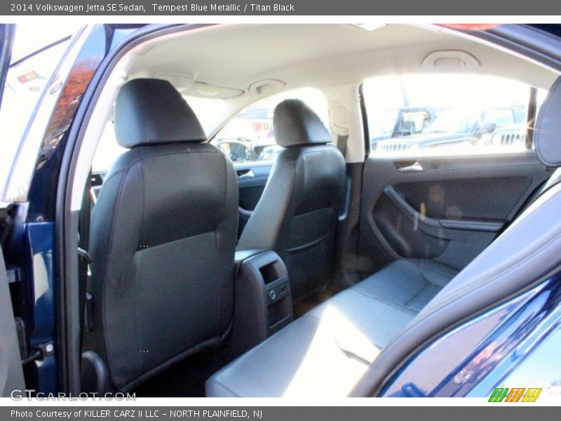Tempest Blue Metallic / Titan Black 2014 Volkswagen Jetta SE Sedan