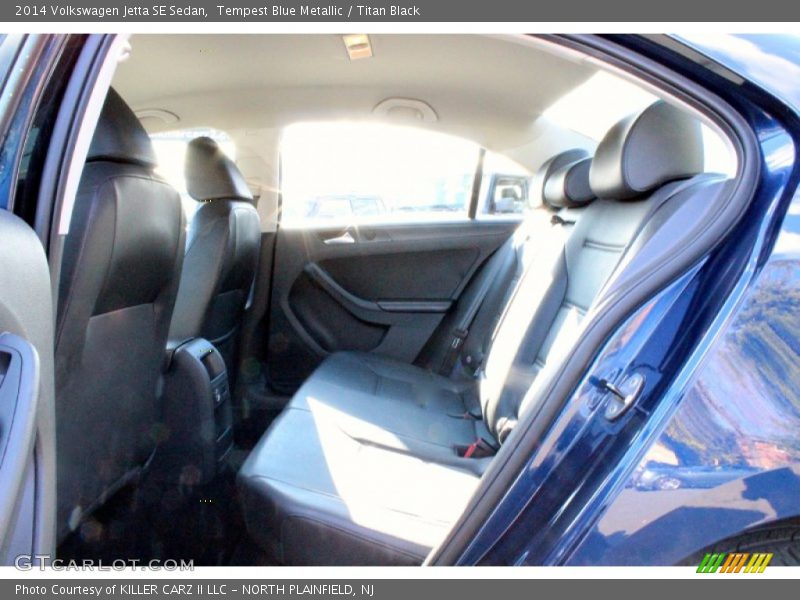 Tempest Blue Metallic / Titan Black 2014 Volkswagen Jetta SE Sedan