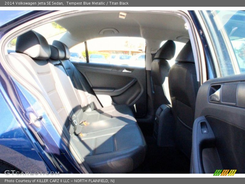 Tempest Blue Metallic / Titan Black 2014 Volkswagen Jetta SE Sedan