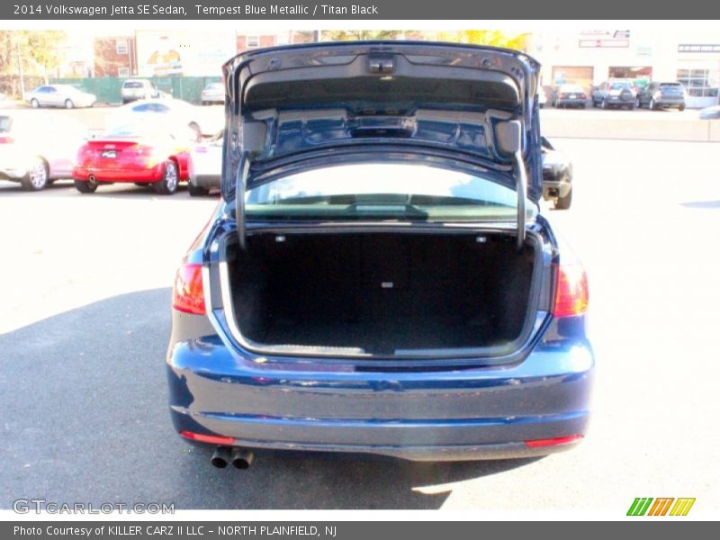 Tempest Blue Metallic / Titan Black 2014 Volkswagen Jetta SE Sedan