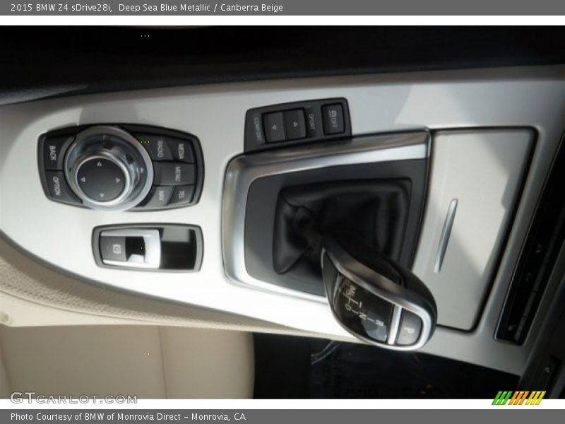 Deep Sea Blue Metallic / Canberra Beige 2015 BMW Z4 sDrive28i