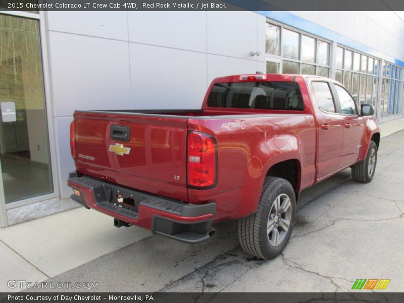 Red Rock Metallic / Jet Black 2015 Chevrolet Colorado LT Crew Cab 4WD