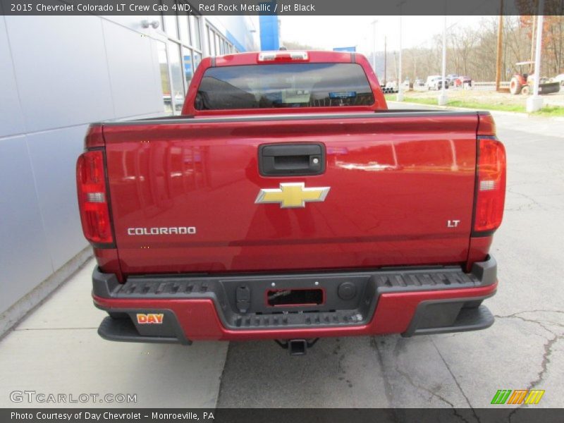 Red Rock Metallic / Jet Black 2015 Chevrolet Colorado LT Crew Cab 4WD
