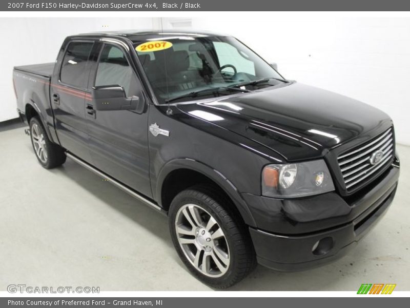 Black / Black 2007 Ford F150 Harley-Davidson SuperCrew 4x4