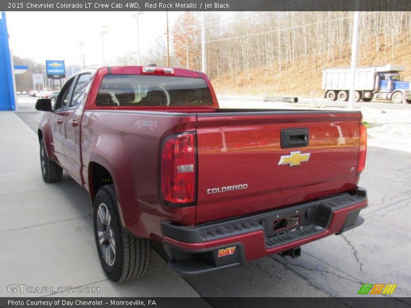 Red Rock Metallic / Jet Black 2015 Chevrolet Colorado LT Crew Cab 4WD