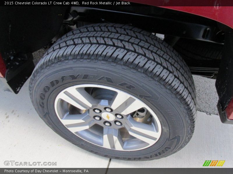 Red Rock Metallic / Jet Black 2015 Chevrolet Colorado LT Crew Cab 4WD