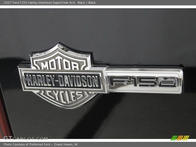 Black / Black 2007 Ford F150 Harley-Davidson SuperCrew 4x4