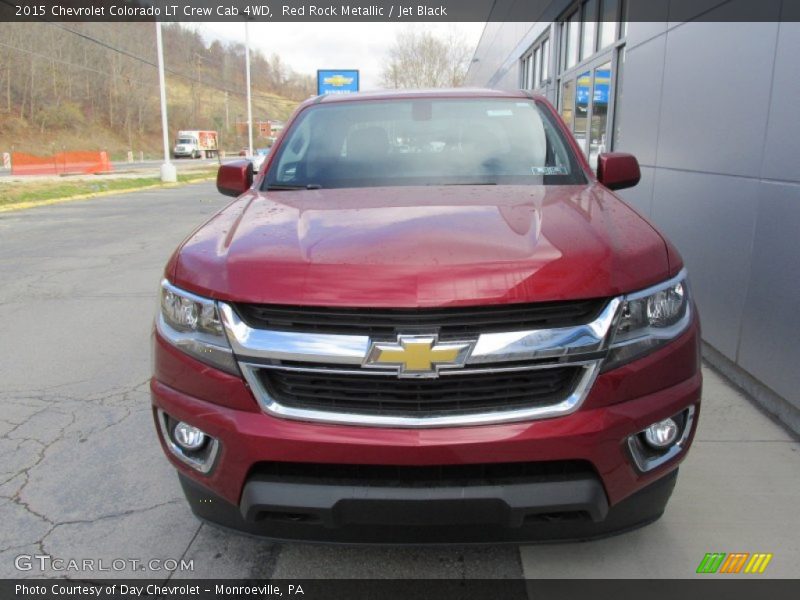 Red Rock Metallic / Jet Black 2015 Chevrolet Colorado LT Crew Cab 4WD