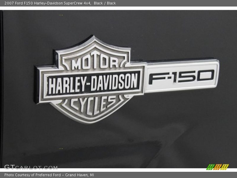 Black / Black 2007 Ford F150 Harley-Davidson SuperCrew 4x4