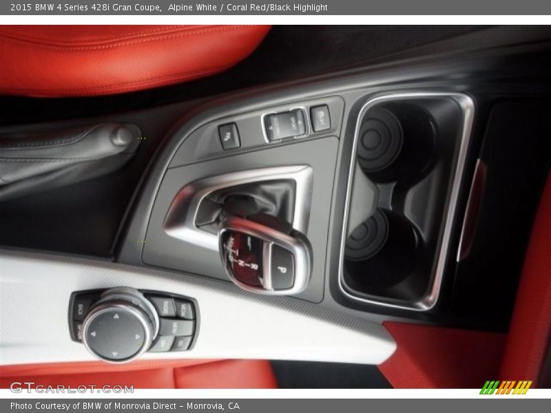 Alpine White / Coral Red/Black Highlight 2015 BMW 4 Series 428i Gran Coupe