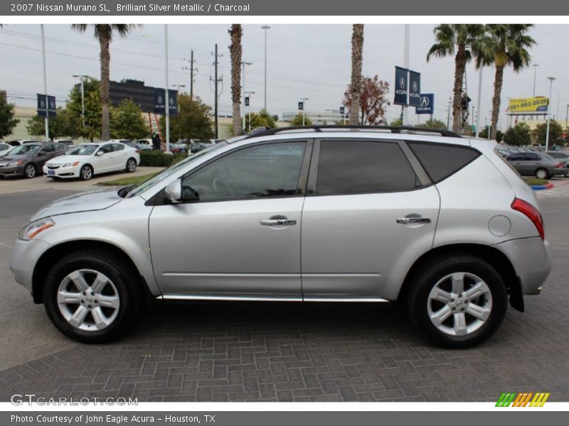 Brilliant Silver Metallic / Charcoal 2007 Nissan Murano SL