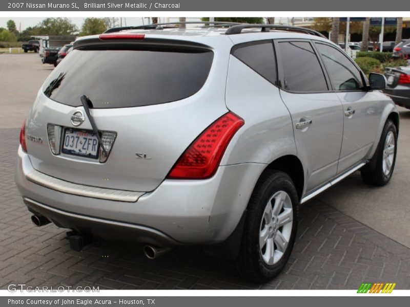 Brilliant Silver Metallic / Charcoal 2007 Nissan Murano SL