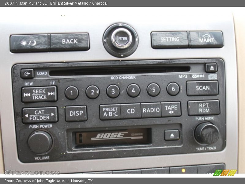 Brilliant Silver Metallic / Charcoal 2007 Nissan Murano SL