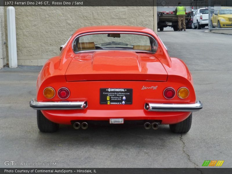 Rosso Dino / Sand 1972 Ferrari Dino 246 GT