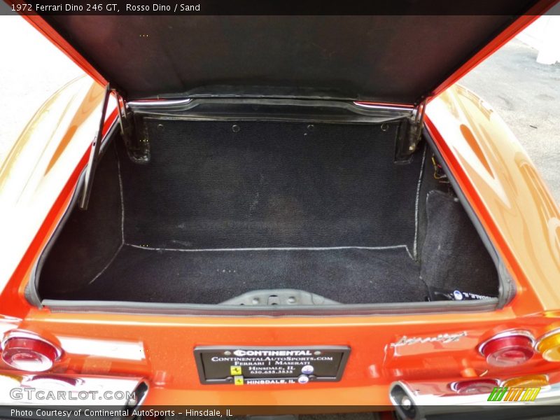 Rosso Dino / Sand 1972 Ferrari Dino 246 GT