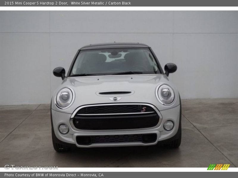 White Silver Metallic / Carbon Black 2015 Mini Cooper S Hardtop 2 Door