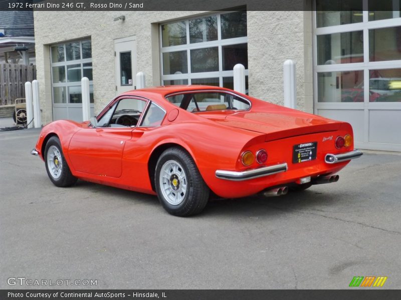 Rosso Dino / Sand 1972 Ferrari Dino 246 GT