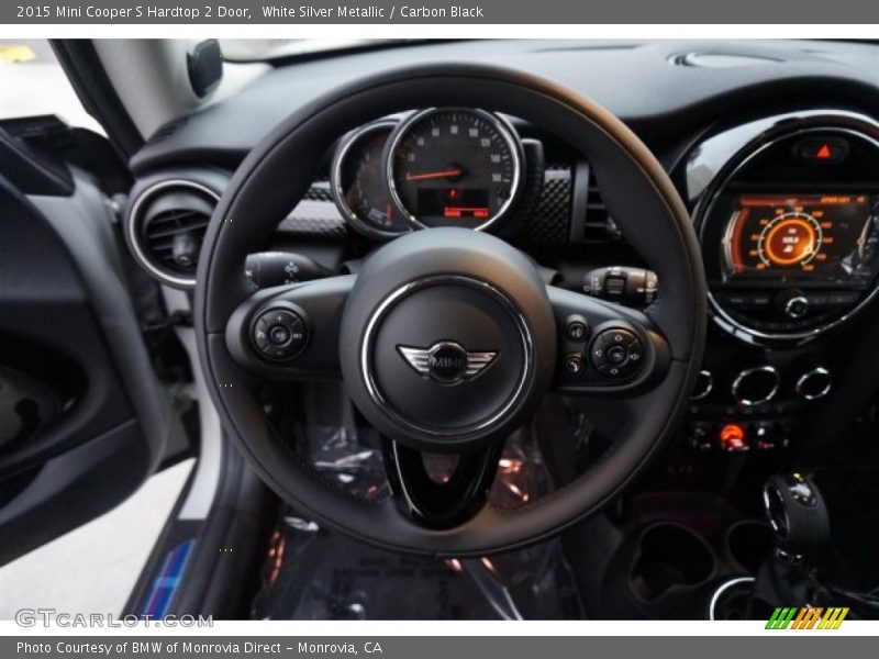 White Silver Metallic / Carbon Black 2015 Mini Cooper S Hardtop 2 Door