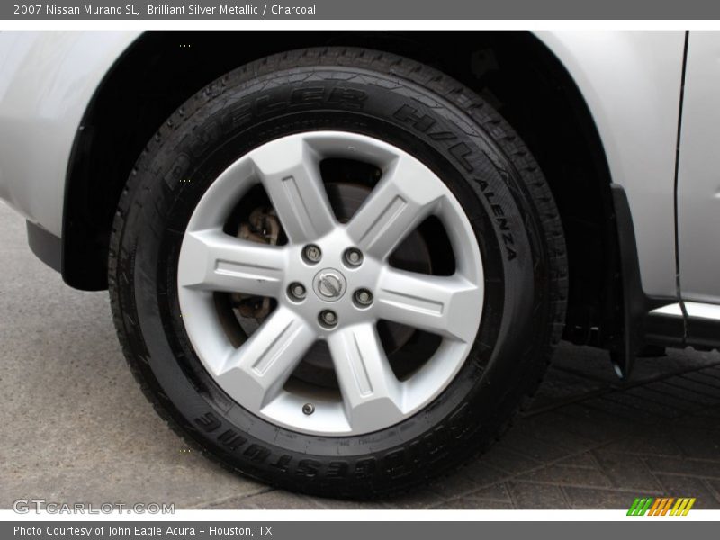 Brilliant Silver Metallic / Charcoal 2007 Nissan Murano SL
