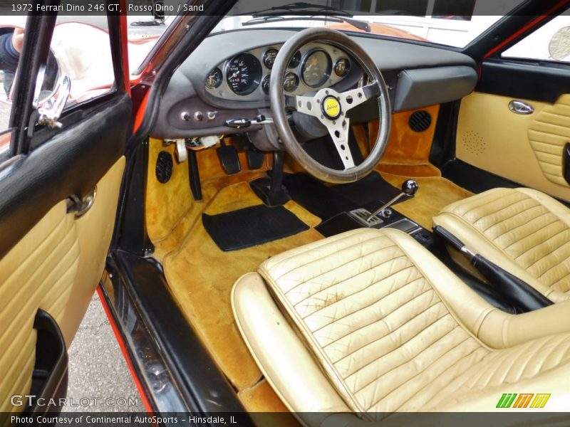 Sand Interior - 1972 Dino 246 GT 