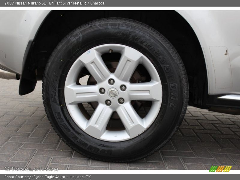 Brilliant Silver Metallic / Charcoal 2007 Nissan Murano SL