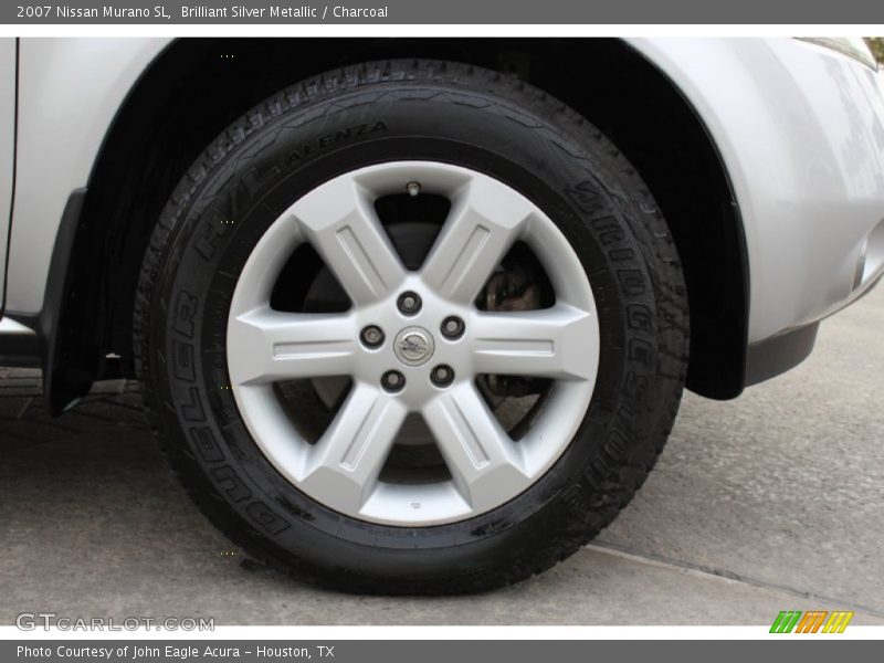 Brilliant Silver Metallic / Charcoal 2007 Nissan Murano SL