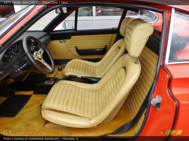 Front Seat of 1972 Dino 246 GT