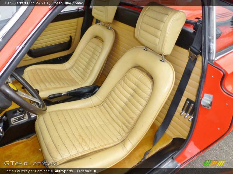 Front Seat of 1972 Dino 246 GT