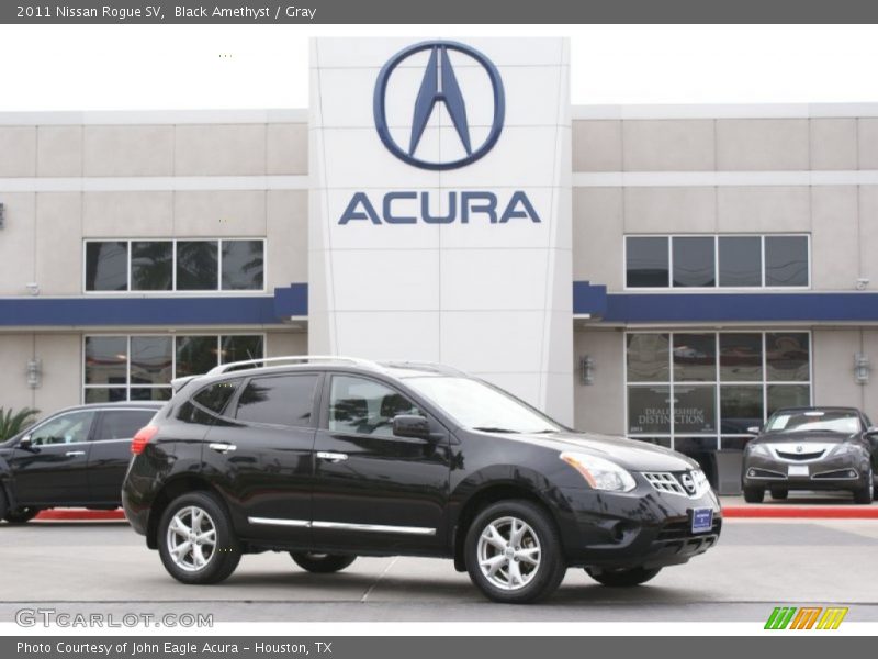 Black Amethyst / Gray 2011 Nissan Rogue SV