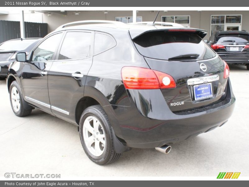 Black Amethyst / Gray 2011 Nissan Rogue SV