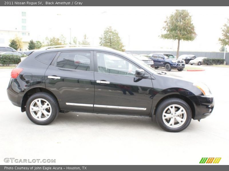 Black Amethyst / Gray 2011 Nissan Rogue SV